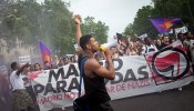 Un millar de antifascistas protestan en Madrid contra "toda forma de discriminación"