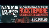 Barón Rojo, Burning, Asfalto, Topo, Coz y Ñú revivirán el Rocktiembre'78