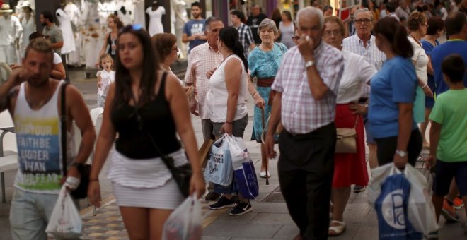 La confianza del consumidor cae en España