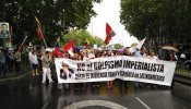 Más de 100 personas marchan en Madrid contra la intromisión de Europa y EEUU en América Latina