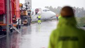 Un avión de la empresa de mensajería DHL se sale de pista en un aeropuerto italiano sin víctimas