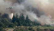 Cinco incendios fuera de control en Ourense han calcinado más de 3.000 hectáreas en un solo día