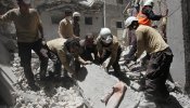 Al menos 12 muertos en un bombardeo contra un convoy de ayuda humanitaria en Siria