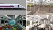 El nuevo tren AVE tendrá pantallas en todas las plazas y filas de 3 asientos