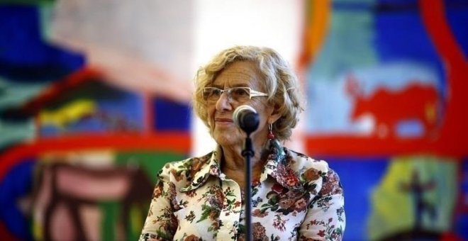 Carmena alerta de "la vulneración de derechos humanos"con Trump recordando lo que pasó con Hitler