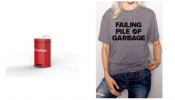 Buzzfeed vende camisetas con la frase que les dedicó Donald Trump: "Fallido montón de basura"