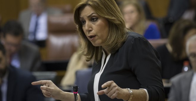 Susana Díaz consuma en Madrid su 'operación líder' del PSOE