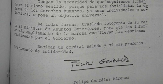 El gobierno de Felipe González ocultó sus pactos con la dictadura argentina