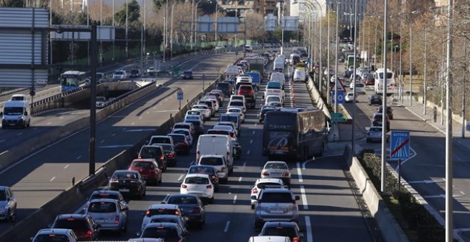 Madrid vuelve a limitar la velocidad en la M-30 y en los accesos por la contaminación