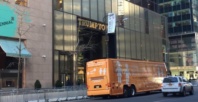 Hazte Oír lleva su 'autobús del odio' a Nueva York