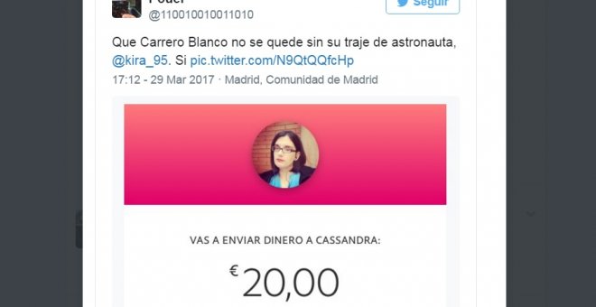 La red impulsa un crowdfunding para pagar las costas judiciales a Cassandra