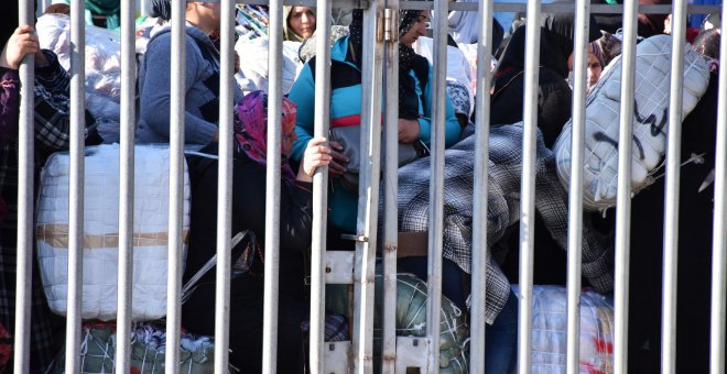 Muere un porteador y varios resultan heridos tras una avalancha en la frontera de Melilla