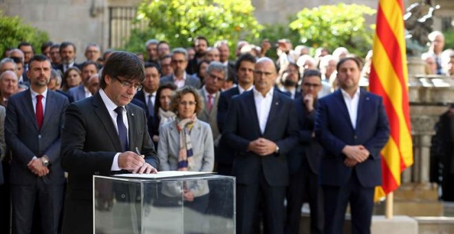 El Govern reafirma la decisión de convocar un referéndum sobre la independencia de Catalunya
