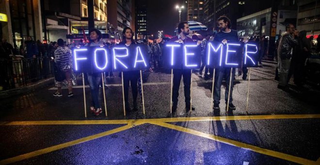 Brasil se echa a la calle para exigir la salida de Temer, cercado por la corrupción