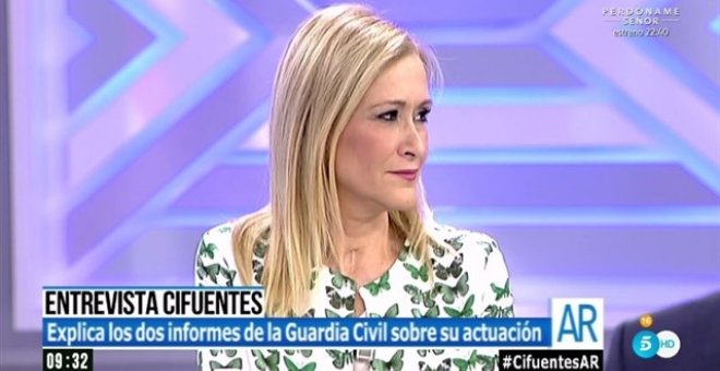 Cifuentes:"Tengo motivos para llevar la cabeza alta. No he hecho nada ilegal"