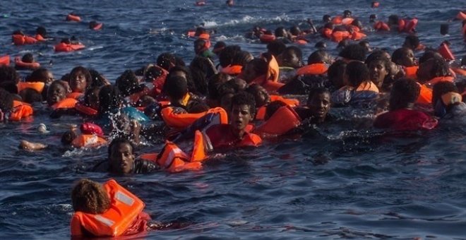 Rescatados 1.800 inmigrantes en diez operaciones distintas en el Mediterráneo