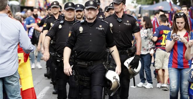 Detenidos cinco 'Boixos Nois' por asaltar una tienda cerca del Vicente Calderón