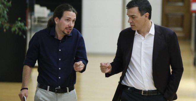 Unidos Podemos ofreció al PSOE pactar unos presupuestos alternativos hace seis meses y no tuvo respuesta