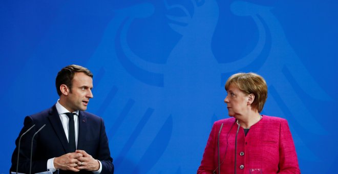 Macron y Merkel condenados a entenderse para impulsar el euro