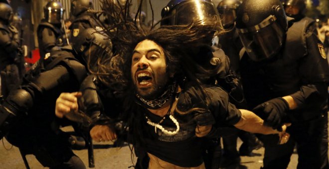 La Policía detiene a nueve personas 20 días después de un desalojo okupa en Santiago