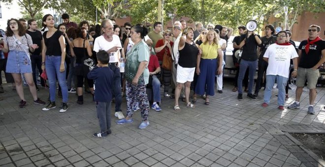 La Policía investiga si Aunión cayó al vacío por un fallo técnico o un error humano