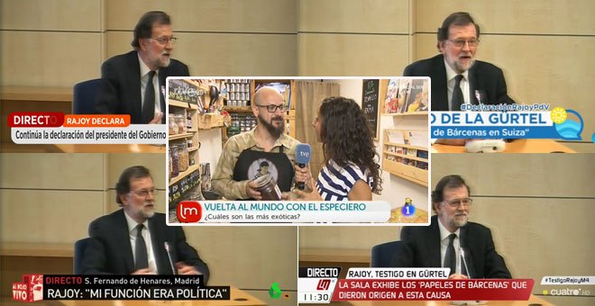 La 1 de TVE, única cadena generalista que obvia la declaración de Rajoy