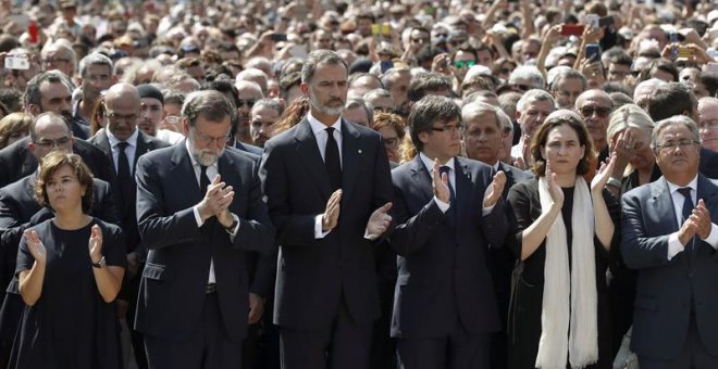 El rey confirma que acudirá a la manifestación del sábado en Barcelona