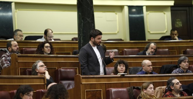 Rufián dice que si el 1-O se vota sí, habrá republica catalana, y si no, habrá autonómicas