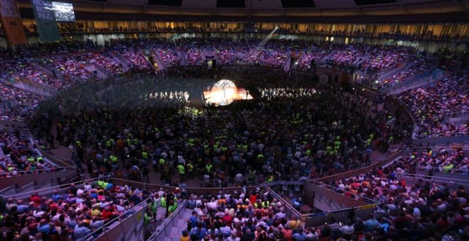 Puigdemont i Junqueras manifesten confiança en Europa en l'inici de la campanya del referèndum