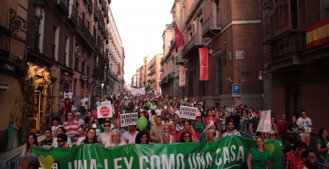 Miles de personas toman las calles de Madrid por el derecho a una vivienda digna