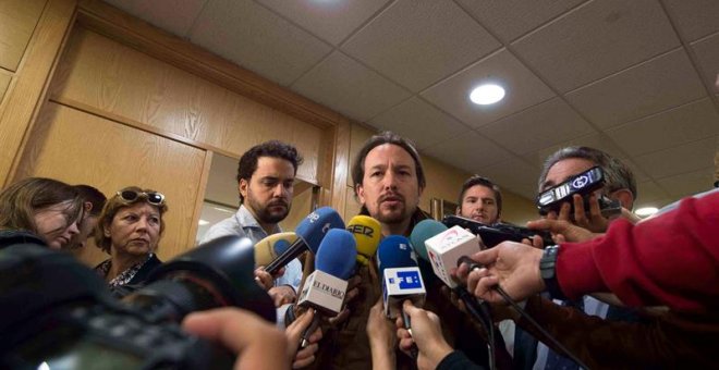 Iglesias lamenta que la independencia "favorece a la estrategia del PP"