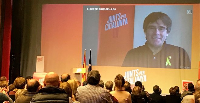Puigdemont plantea a ERC una investidura por Skype o que otro diputado lea su discurso