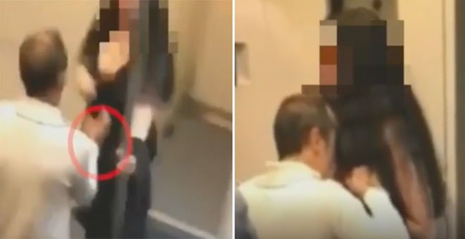 Un vídeo muestra la agresión sexual que sufrió una mujer en un vagón de cercanías