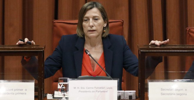 Carme Forcadell renuncia a repetir como presidenta del Parlament