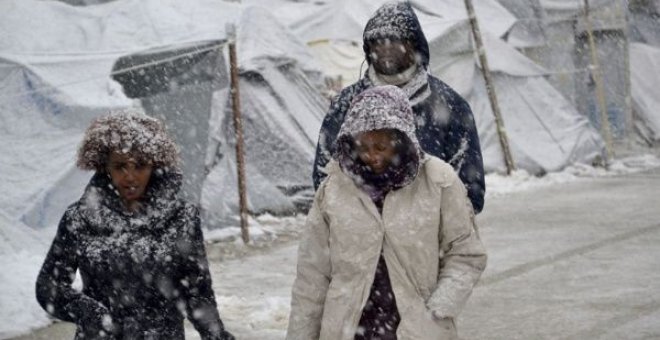 La ONU confirma los peores augurios: ya hay refugiados muriendo de frío en Europa