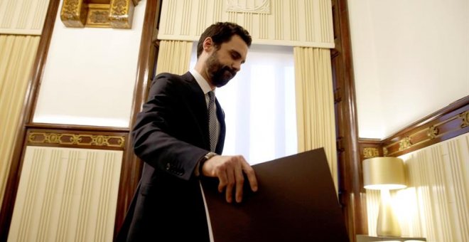 Roger Torrent propone a Puigdemont para ser investido como president