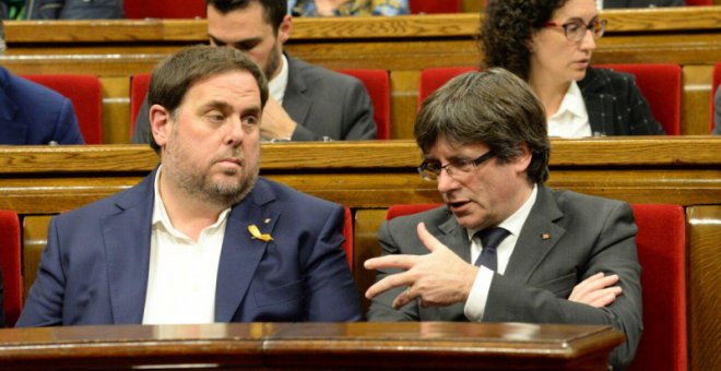 Junqueras plantea combinar una presidencia de Puigdemont simbólica con otra efectiva