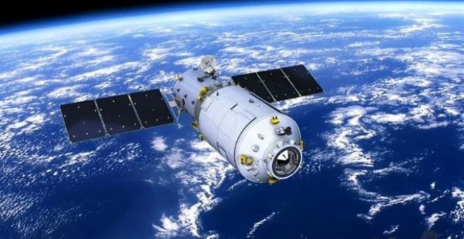 La estación espacial china Tiangong 1 entra en contacto con la atmósfera y se desintegra sobre el Pacífico Sur