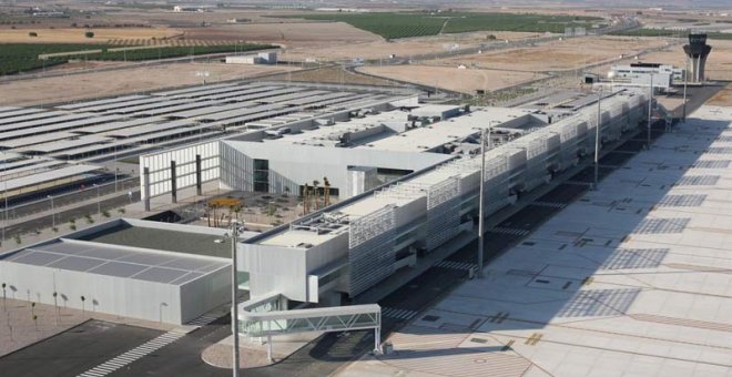 Sacyr reclama 518 millones a Murcia por la resolución del contrato del aeropuerto