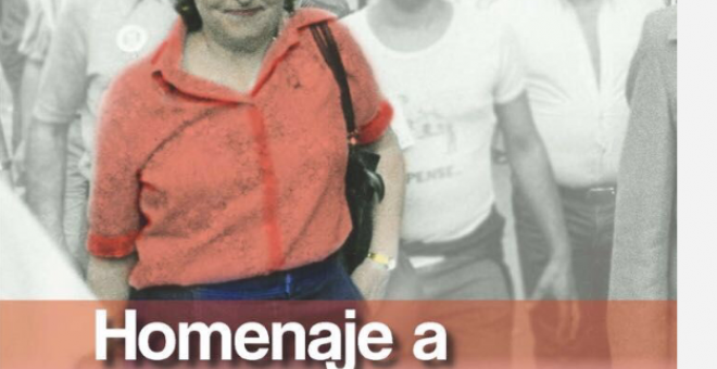 Homenaje a la sindicalista Josefina Samper, símbolo de la lucha contra el franquismo