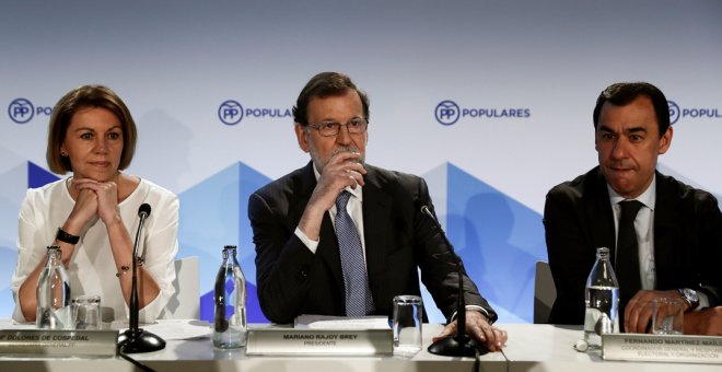 Rajoy exige al PP que no haya batalla por el liderazgo y se declara neutral: "No tengo delfines"