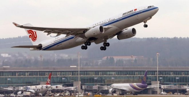 Una amenaza terrorista obliga a volver a París a un avión de Air China
