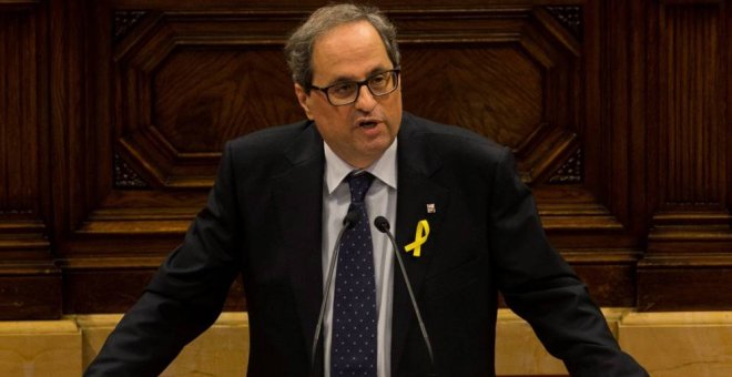 Torra insta Grande-Marlaska a aplicar sancions als agents policials que han participat d'actes contra l'independentisme