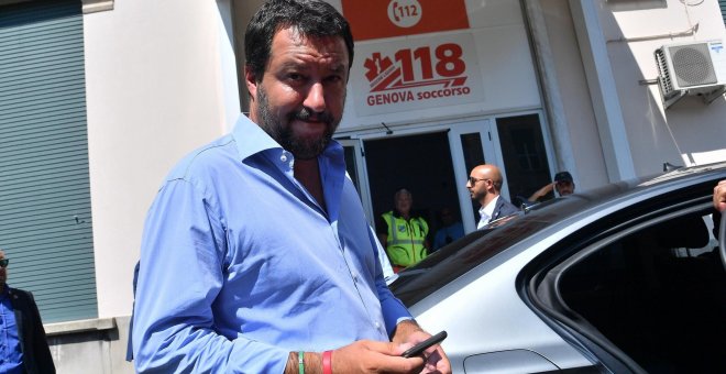 Salvini, sobre la devolución de 116 migrantes a Marruecos: "Si lo hago yo, soy un racista"