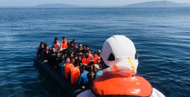 Rescatadas 170 personas, cuatro de ellas menores, en tres pateras en el mar de Alborán