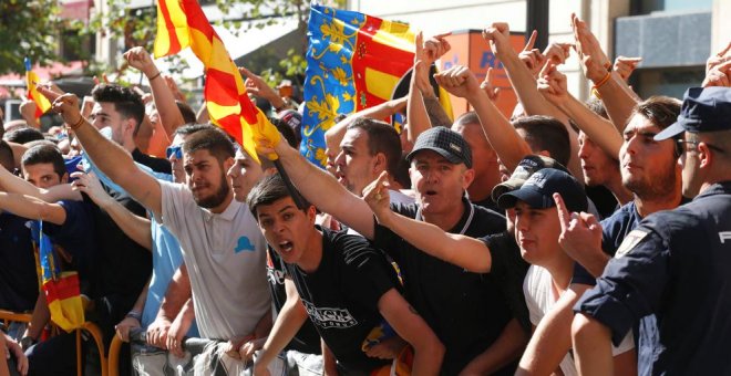 Las agresiones fascistas del 9 de Octubre de 2017 en València se saldan de momento con 26 imputados