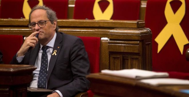 Ultimátum de Torra a Sánchez: le retirará el apoyo en el Congreso si no plantea un referéndum en un mes