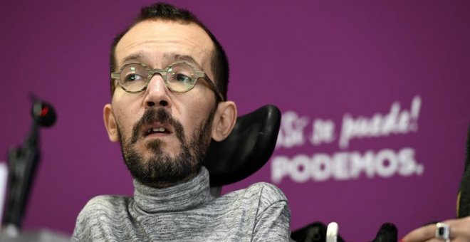 Echenique: "Frente a los mafiosos y la extrema derecha, transmitiremos propuestas para mejorar la vida de la gente"