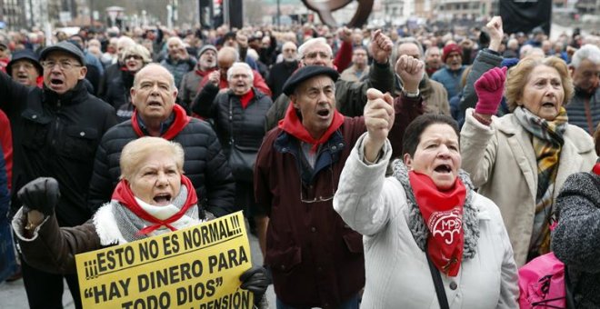 Los pensionistas perderán un 50% de las subidas de los dos últimos ejercicios en 2020