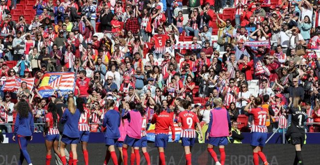El Atleti-Barça supera un nuevo récord en el fútbol femenino: 60.739 espectadores